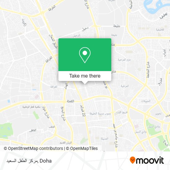 مركز الطفل السعيد map