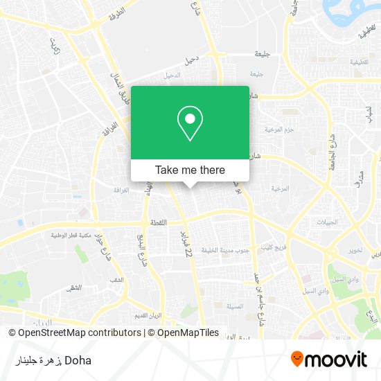 زهرة جلينار map