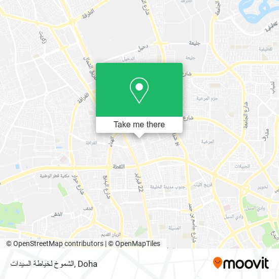 الشموخ لخياطة السيدات map
