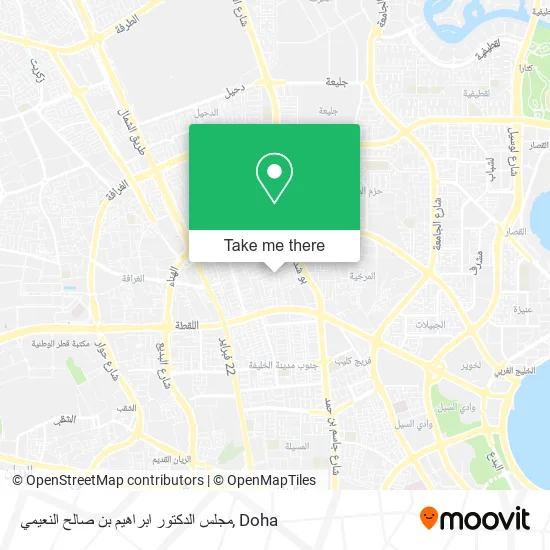 مجلس الدكتور ابراهيم بن صالح النعيمي map