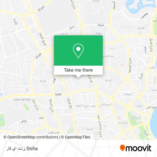 رنت اي كار map