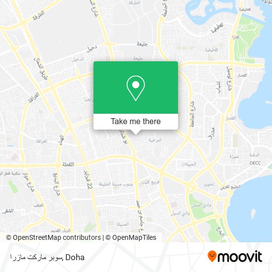 سوبر ماركت مازرا map