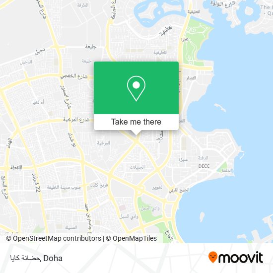حضانة كايا map