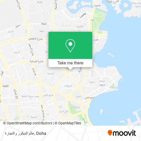 عالم الديكور والتجارة map
