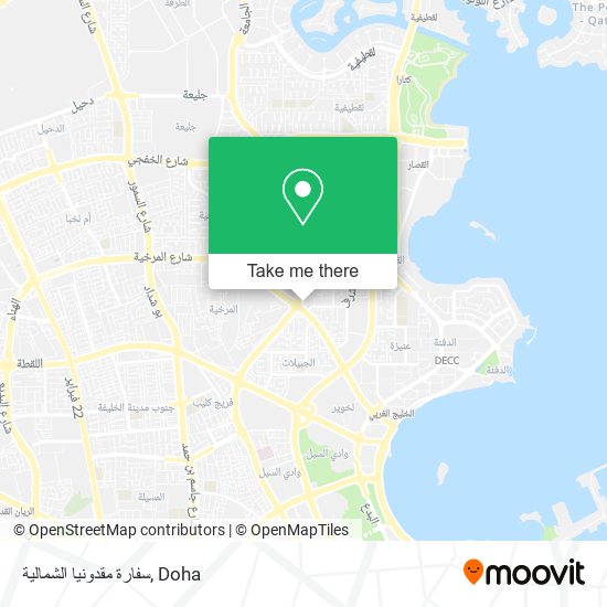 سفارة مقدونيا الشمالية map