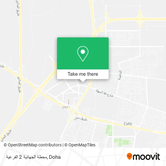 محطة الجهانية 2 الفرعية map