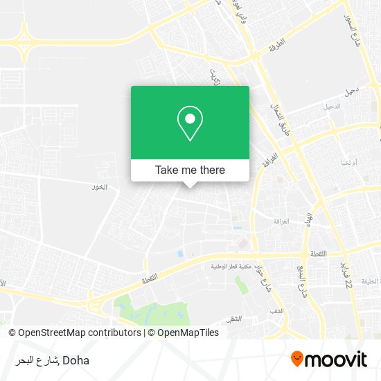 شارع البحر map