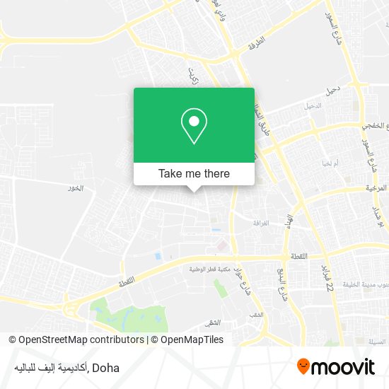 أكاديمية إليف للباليه map