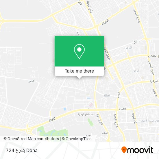 شارع 724 map