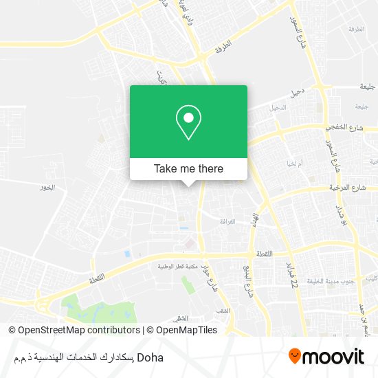 سكادارك الخدمات الهندسية ذ.م.م map