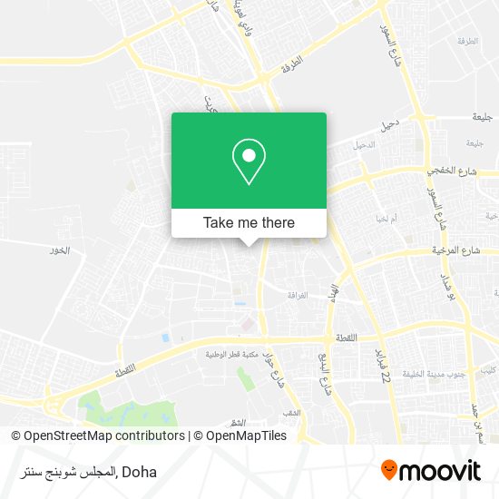 المجلس شوبنج سنتر map
