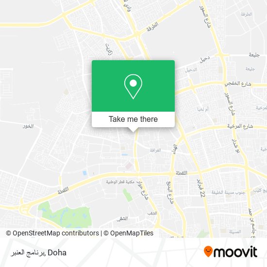 برنامج العنبر map