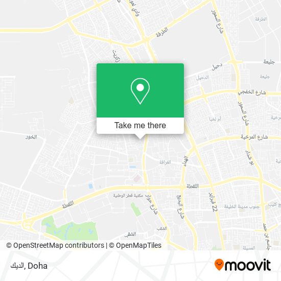 الديك map