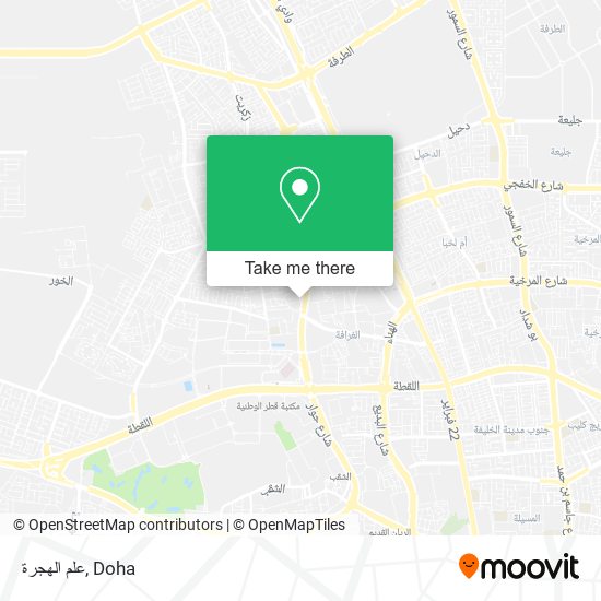 علم الهجرة map