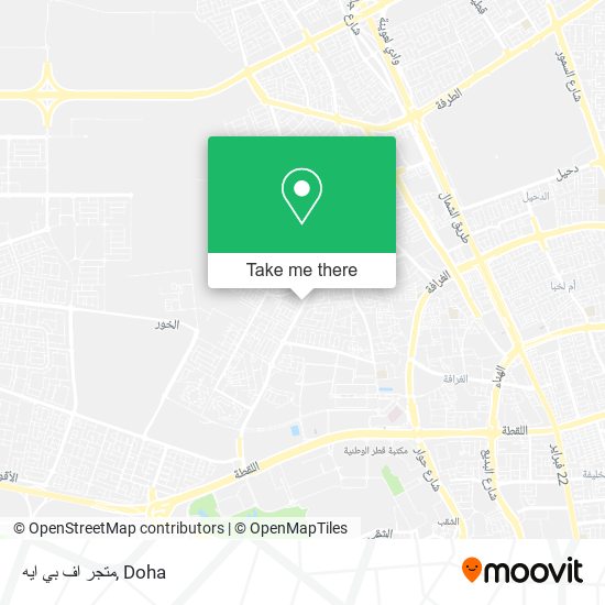 متجر اف بي ايه map