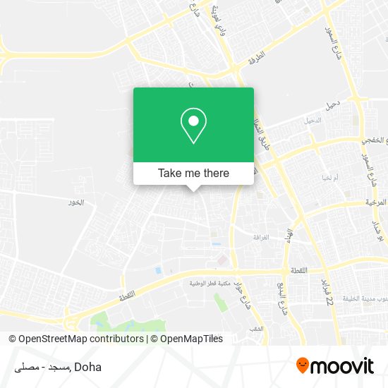مسجد - مصلى map