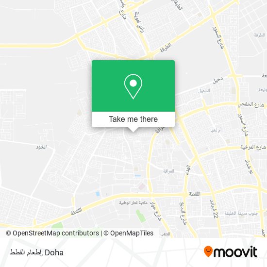 إطعام القطط map