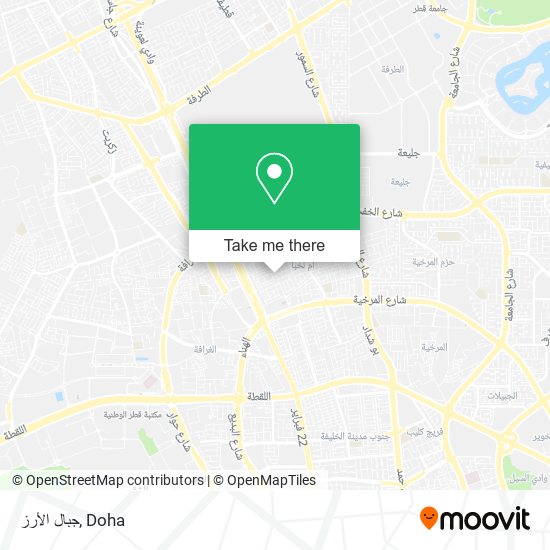 جبال الأرز map