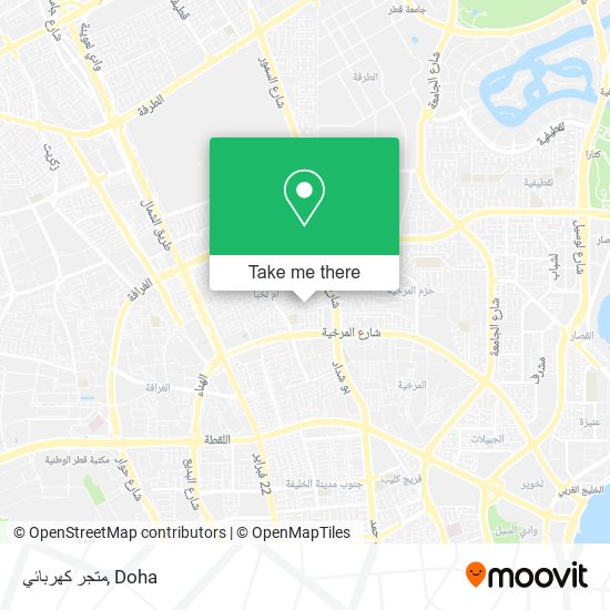 متجر كهربائي map