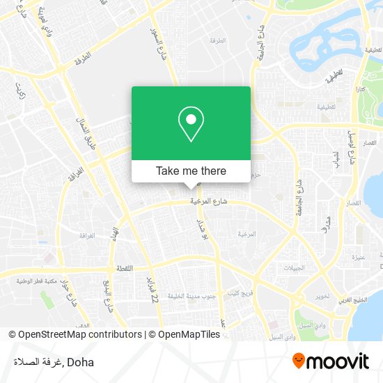 غرفة الصلاة map