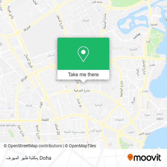 مكتبة ظهر المهرف map