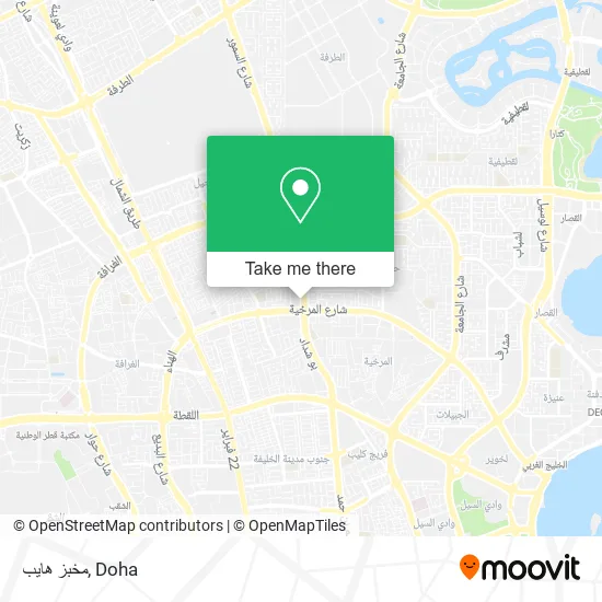 مخبز هايب map