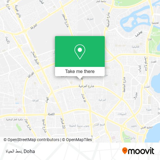 نمط الحياة map