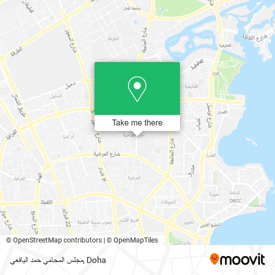 مجلس المحامي حمد اليافعي map
