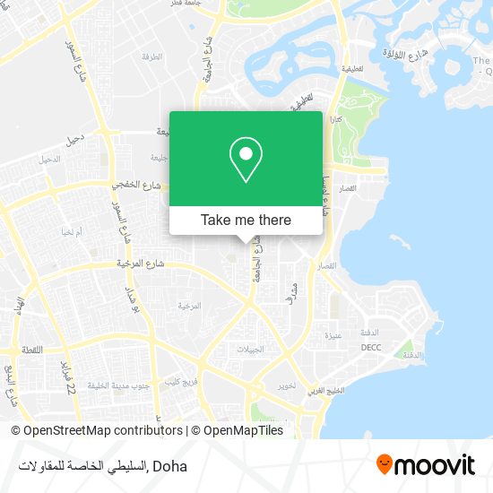 السليطي الخاصة للمقاولات map