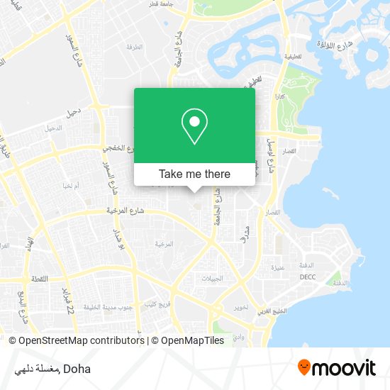 مغسلة دلهي map