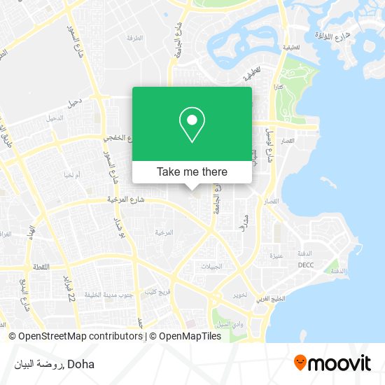 روضة البيان map
