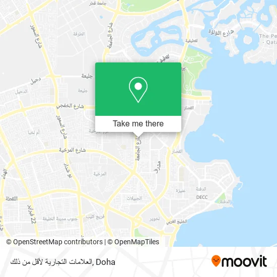 العلامات التجارية لأقل من ذلك map