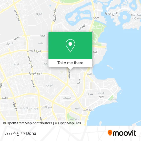 شارع الفاروق map