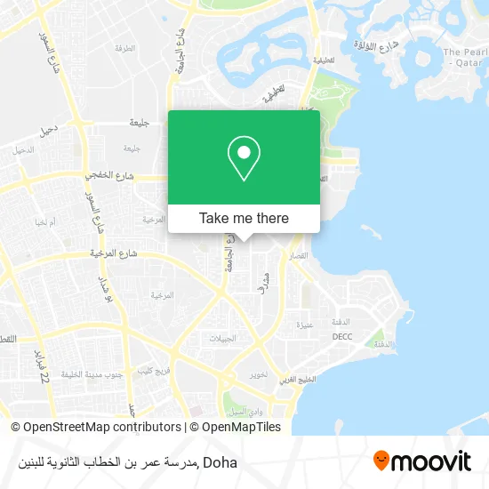 مدرسة عمر بن الخطاب الثانوية للبنين map