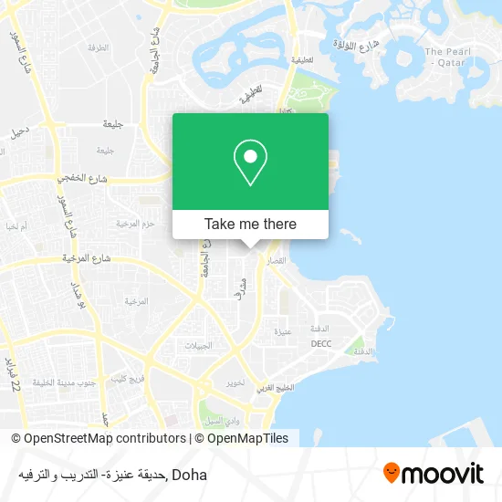 حديقة عنيزة- التدريب والترفيه map