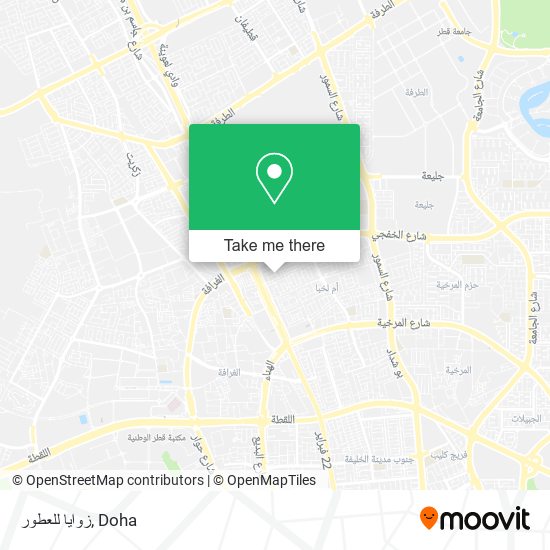 زوايا للعطور map