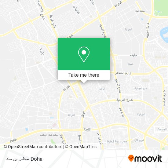 مجلس بن سند map