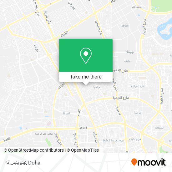 تينيوينيس قا map