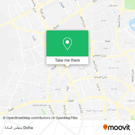 مجلس السادة map