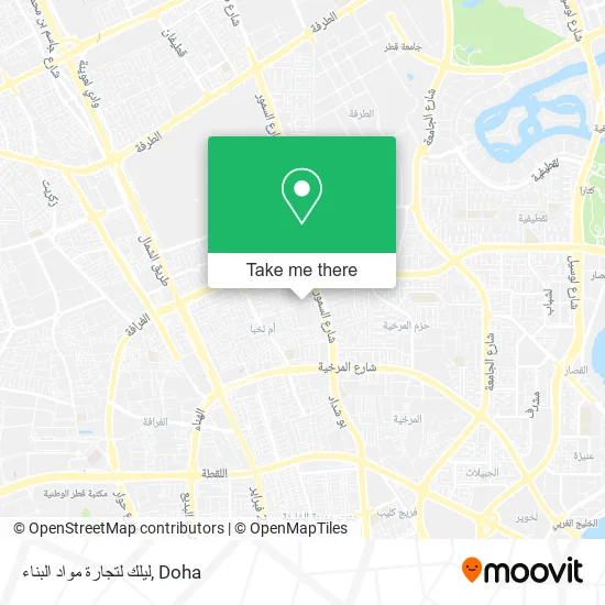 ليلك لتجارة مواد البناء map