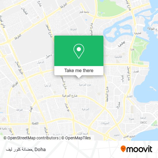 حضانة كلور ليف map