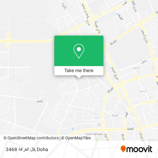 3468 فلل الغرافة map