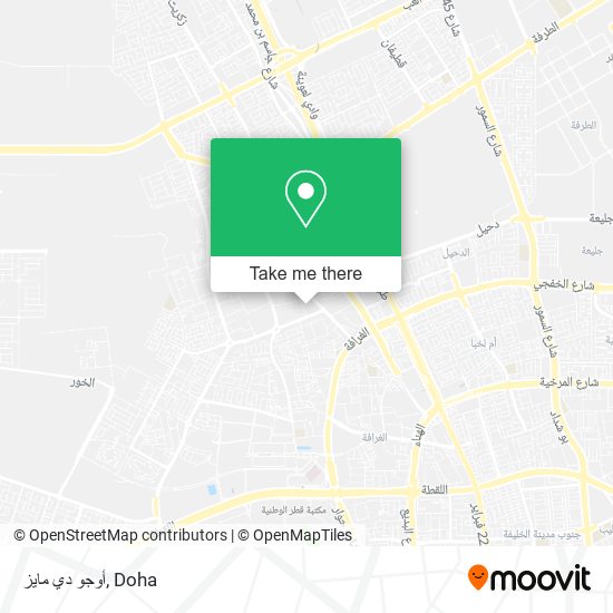 أوجو دي مايز map