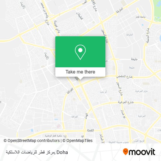 مركز قطر للرياضات اللاسلكية map