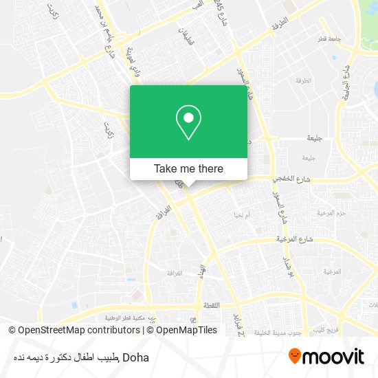 طبيب اطفال دكتورة ديمه نده map