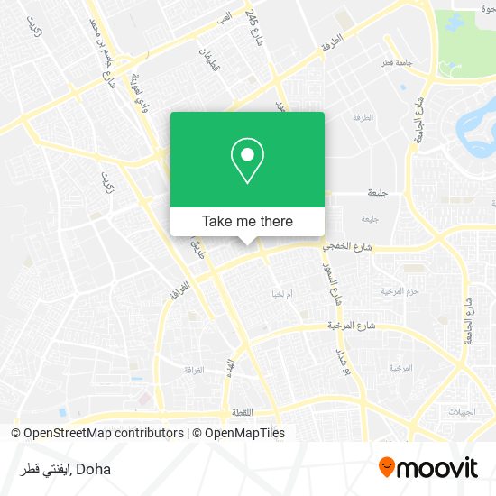 ايفنتي قطر map
