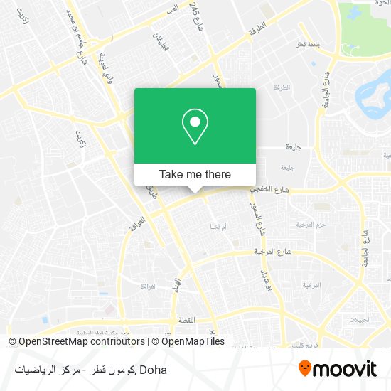 كومون قطر - مركز الرياضيات map