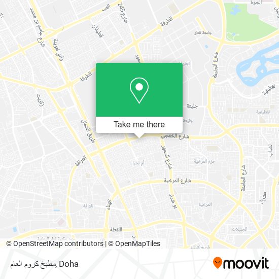 مطبخ كروم العام map