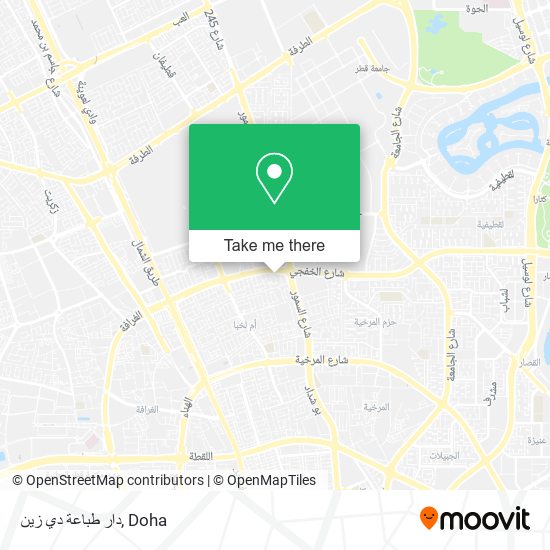 دار طباعة دي زين map