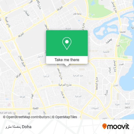مغسلة مترو map